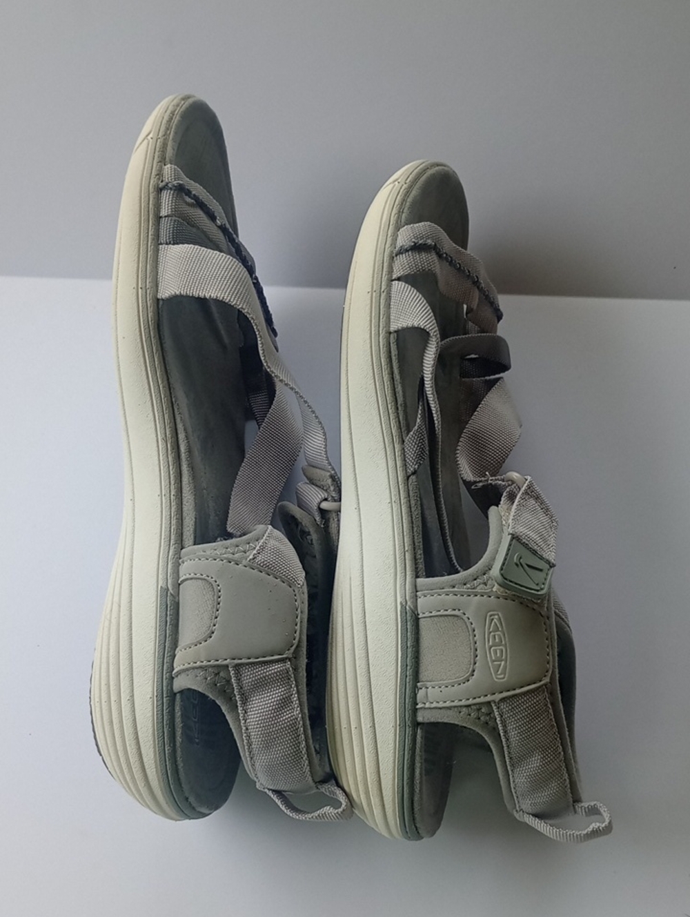 Size 10 Keen Maya Gray Strap Sandals Waterproof Hiking Trekking Travel Swimming - Picture 6 of 10
